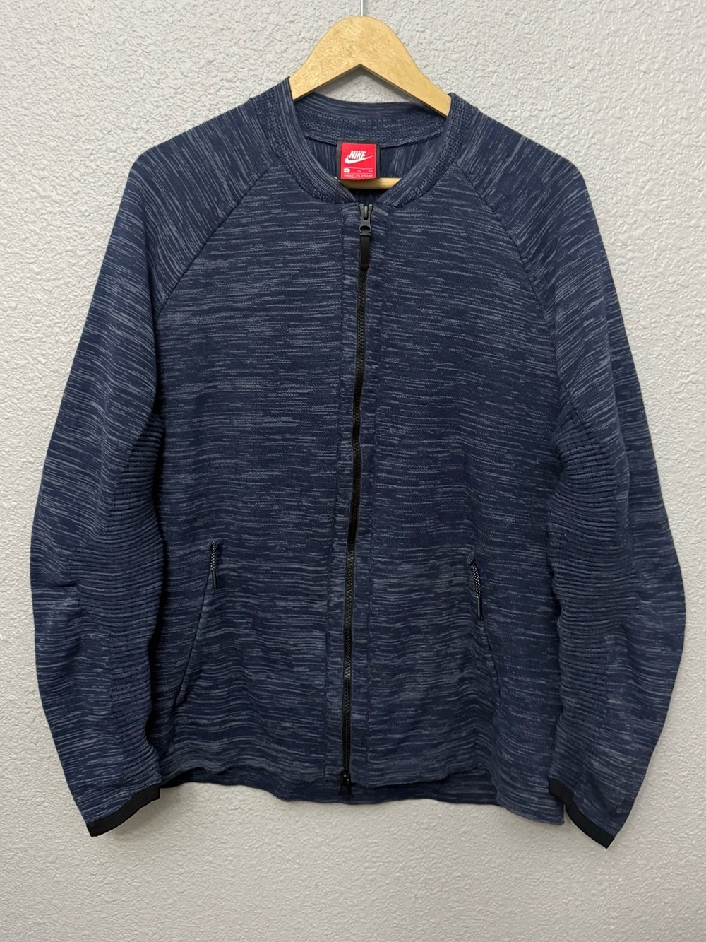 Nike | Sportswear Men's Tech Knit Full-Zip Jacket | Obsidian Heather/Blue | XL